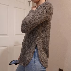Black and Taupe Sweater